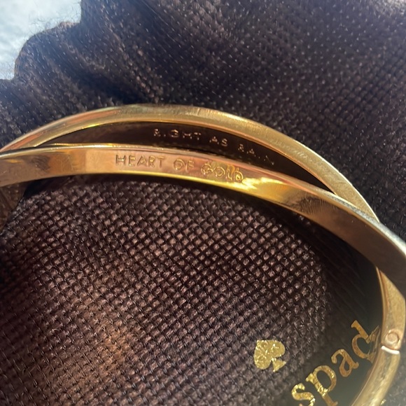 Kate Spate Bracelet Bangle Set♠️Gold and Turquoise - Picture 7 of 9